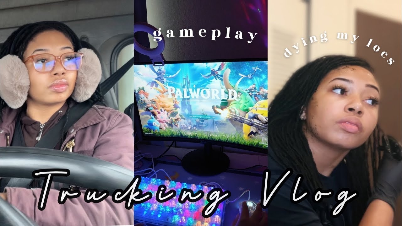 VLOG | we got the 100k plaque! | dyeing my locs | another date | pal world gameplay etc...