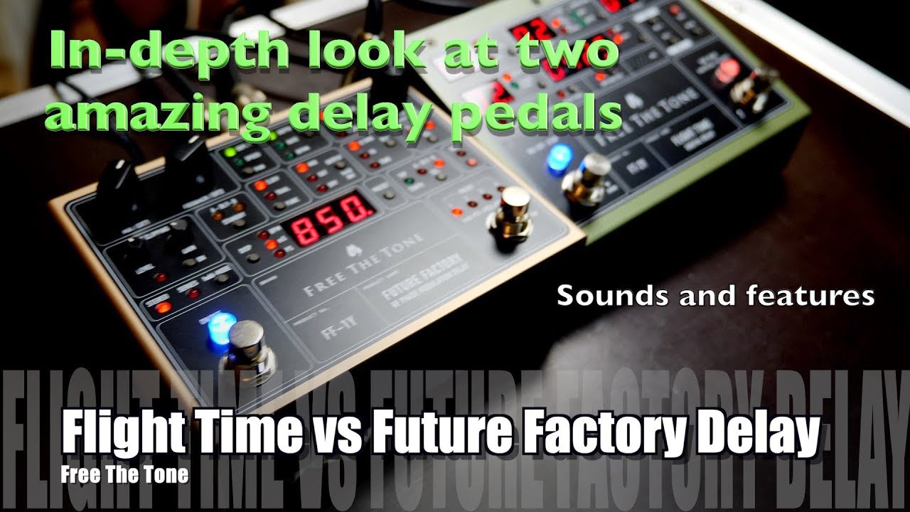 Free The Tone Future Factory vs Flight Time Delay / Video by Simon Gotthelf