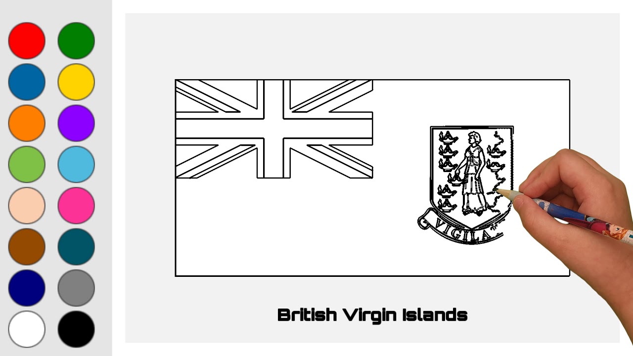 Flag of the British Virgin Islands - North America