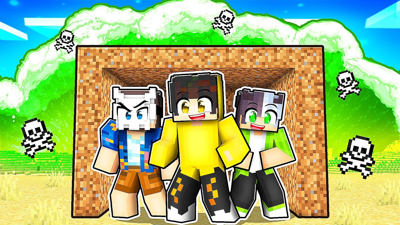 ASİTLİ TSUNAMİYE KARŞI KIYAMET SIĞINAĞI!🌊 - Minecraft