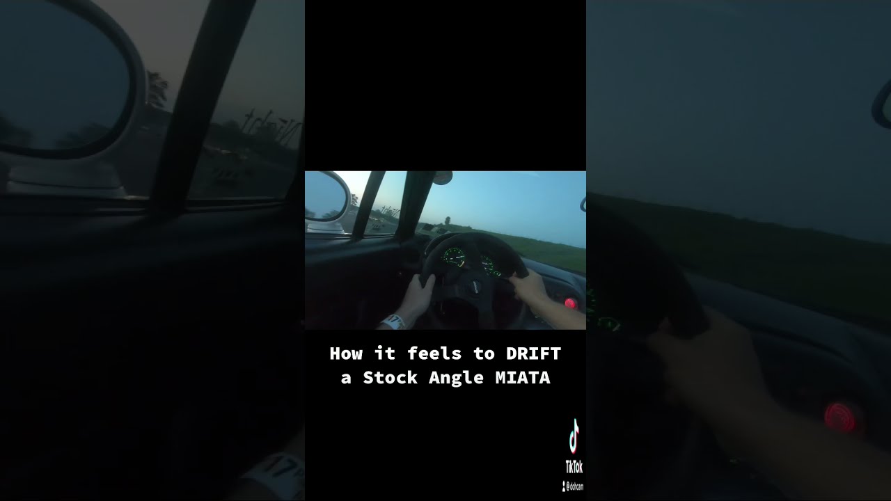 How it feels to DRIFT a Stock Angle MIATA