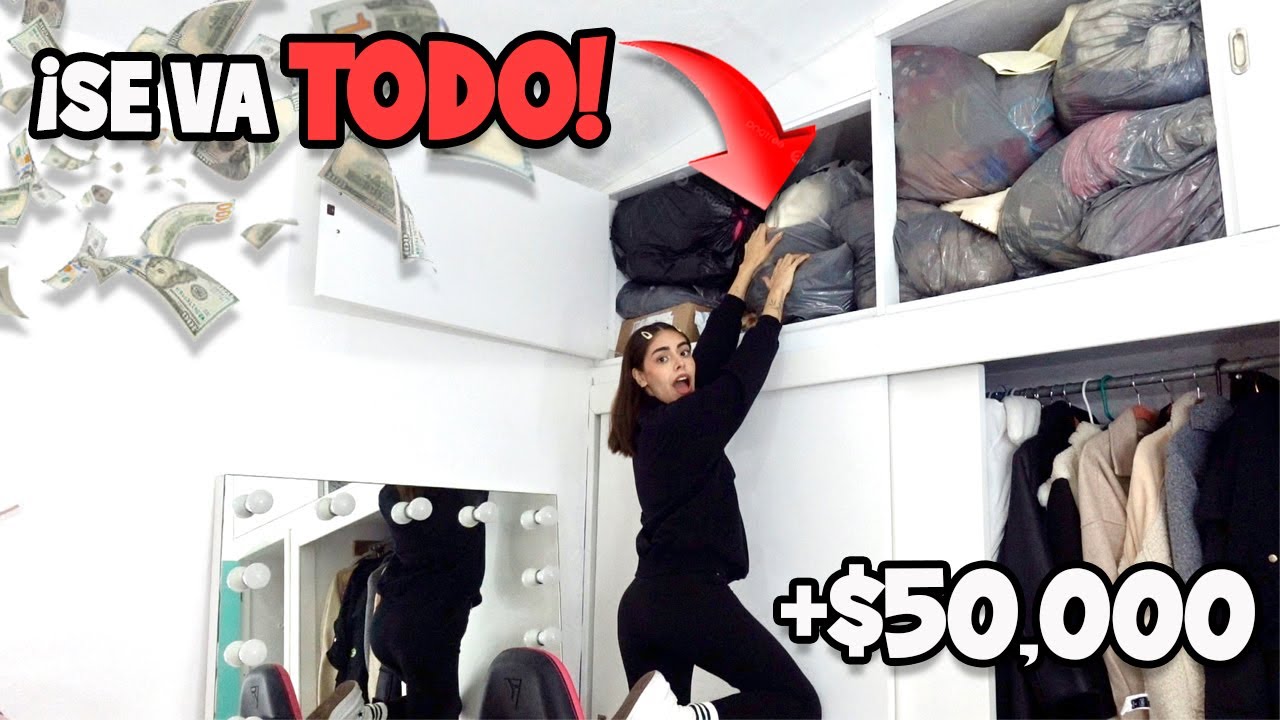 SAQUÉ MÁS DE $100,000 MIL EN ROPA *La voy a TIRAR* ‼️
