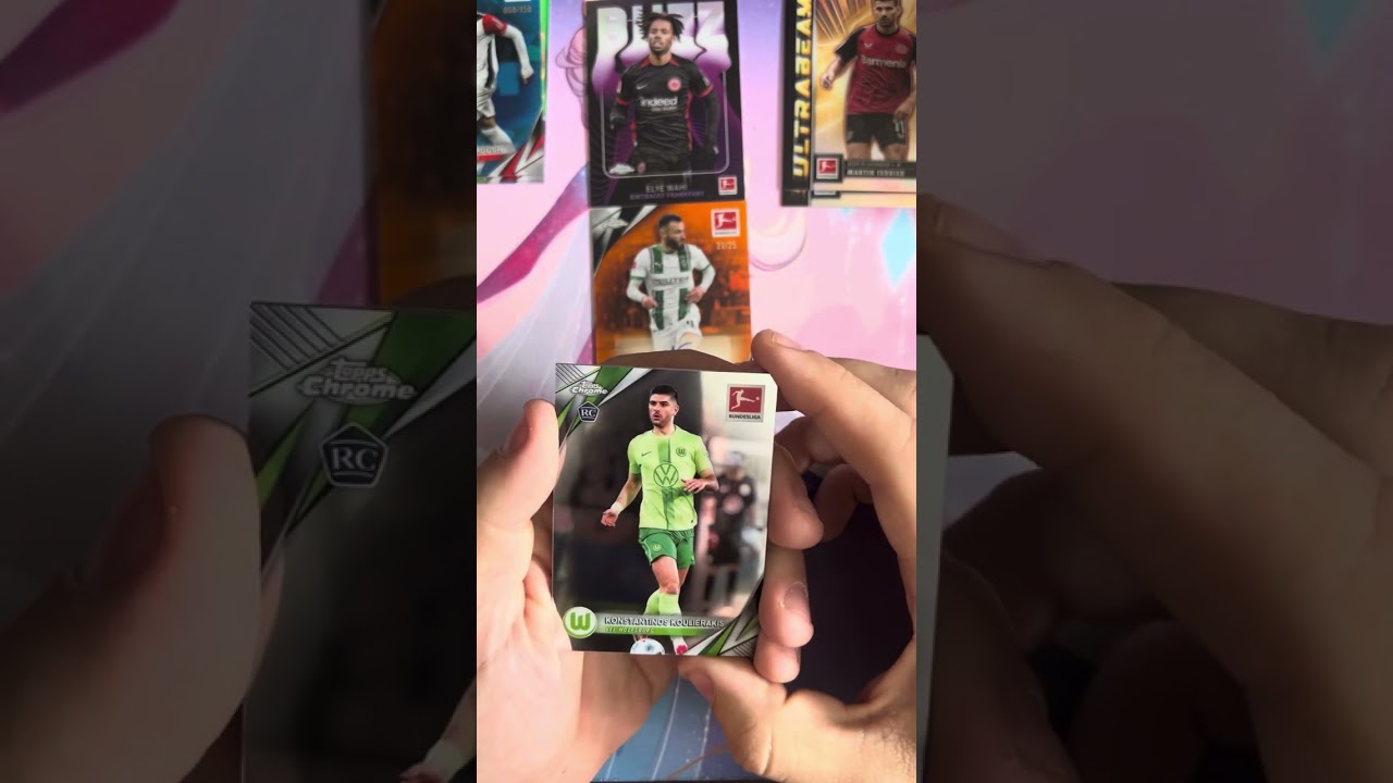 First ever video made purposely for YouTube!! Topps Chrome Bundesliga 24/25 Hobby Box
