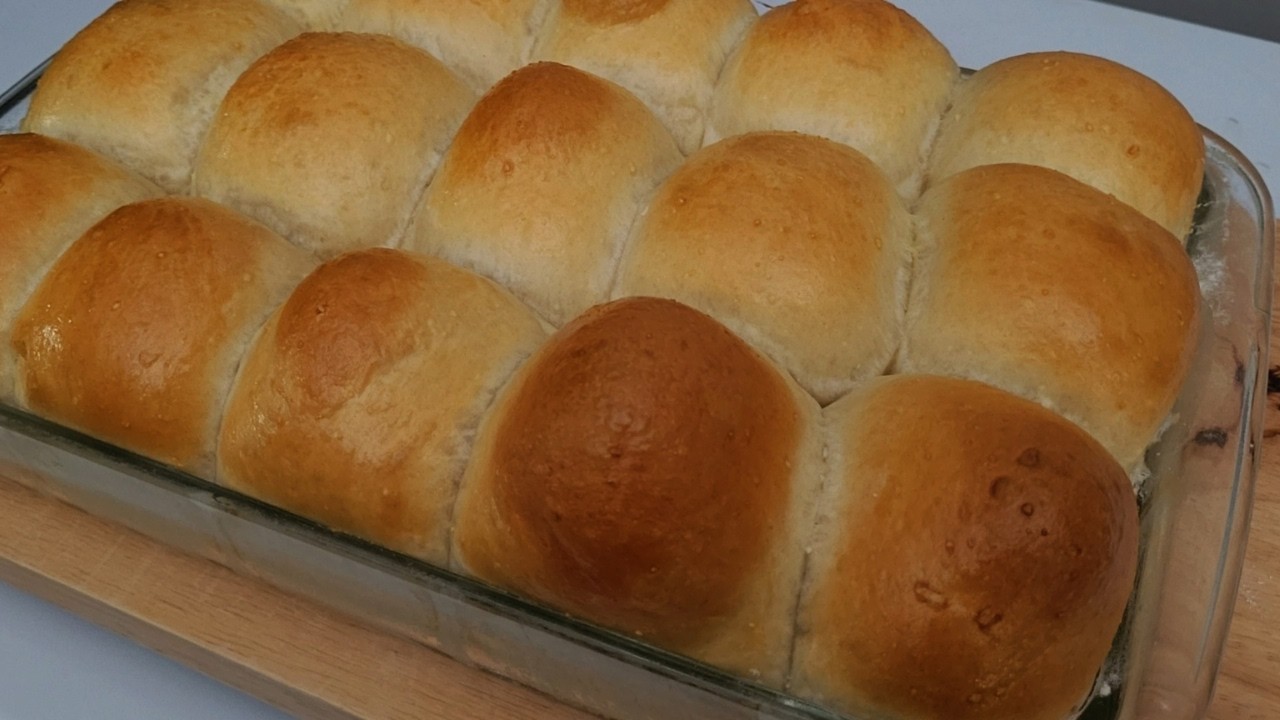 Soft Coconut Milk Bread Bun Enriched with Eggs and Coconut Flour