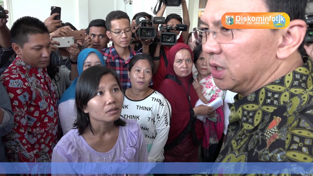 20 Apr 2017 Gub Basuki T. Purnama menerima Pengaduan Warga