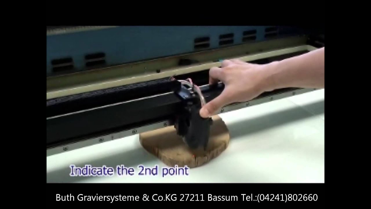 Holzgravur mit SmartCenter Funktion