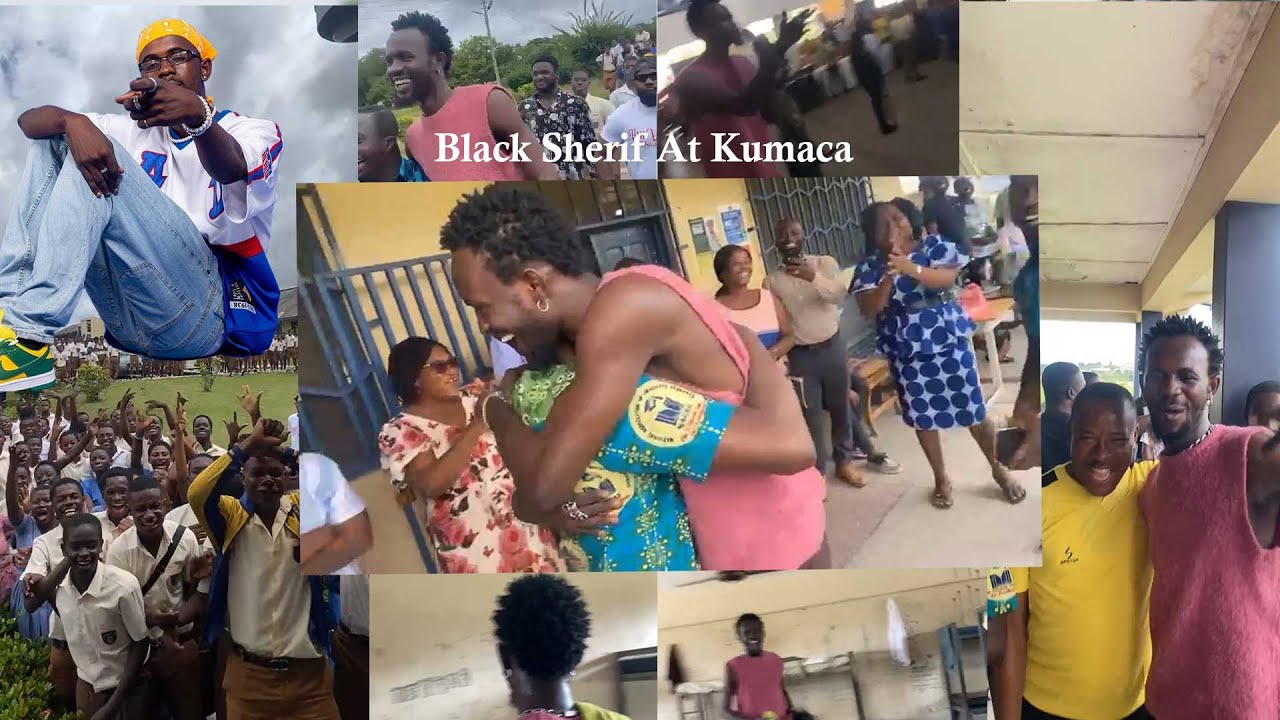 Wow, Teachers hug And Honored  Black Sherif  When He Visited His Former School (Kumasi Academy) 😍😚