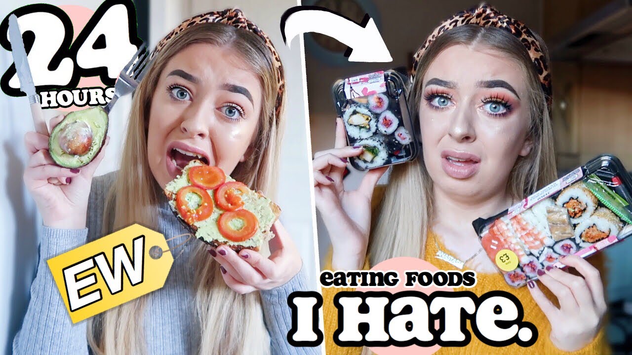I ONLY ate foods I HATE for 24 HOURS! *DISGUSTING!*