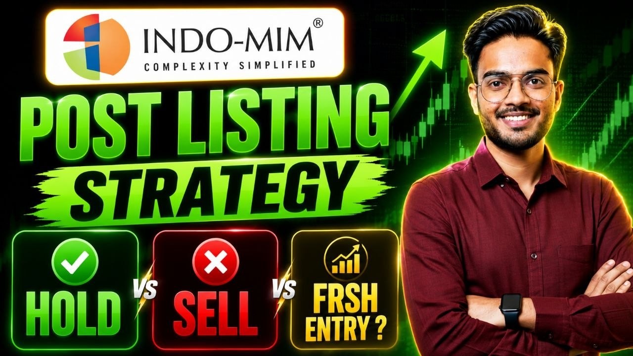 INDO MIM IPO Post Listing Strategy | INDO MIM IPO Listing Ke Baad Kya Kre ?