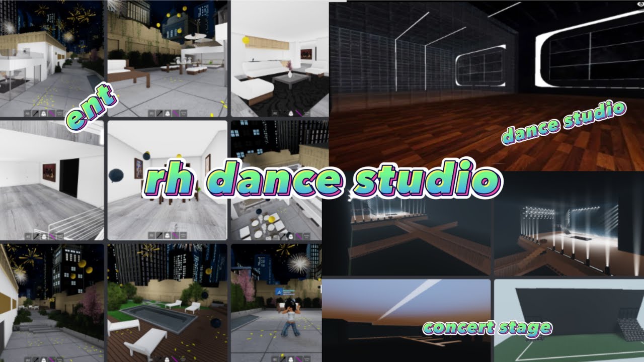 STAGE CODES RH DANCE STUDIO INCLUDE ENT , PRACTICE ROOM AND CONCERT STAGE