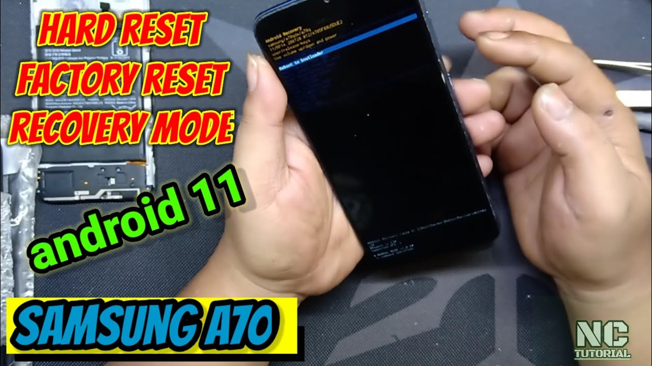 HARD RESET II FACTORY RESET II RECOVERY MODE II Samsung A70 - android 11