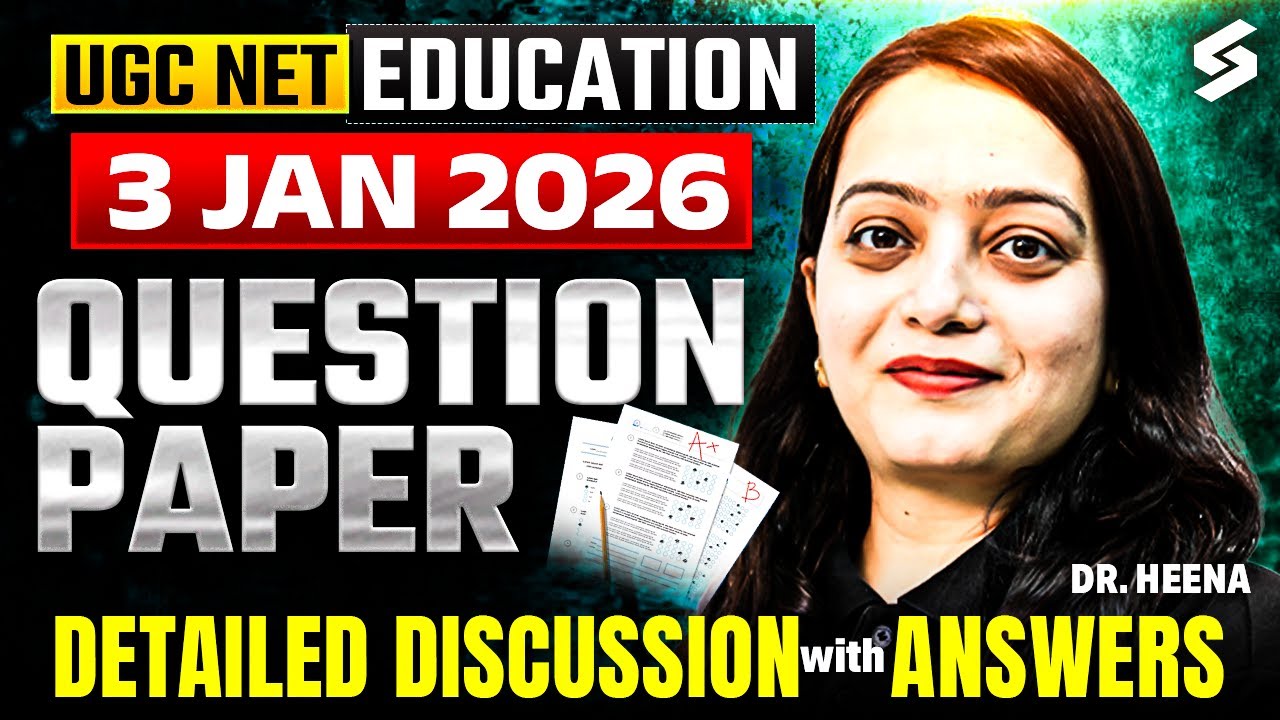 UGC NET Education Paper Analysis 2025 | UGC NET Education Question Paper(3rd Jan) |UGC NET Education