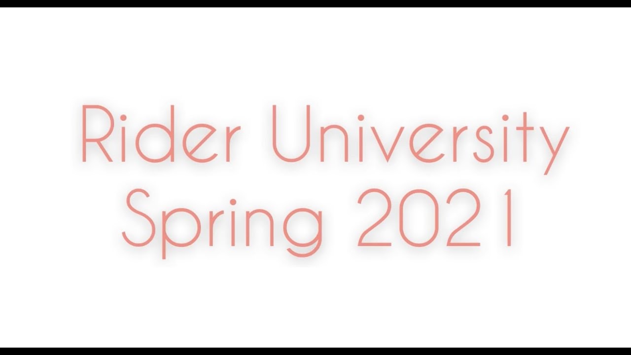 Rider University Spring 2021 5 seconds a day