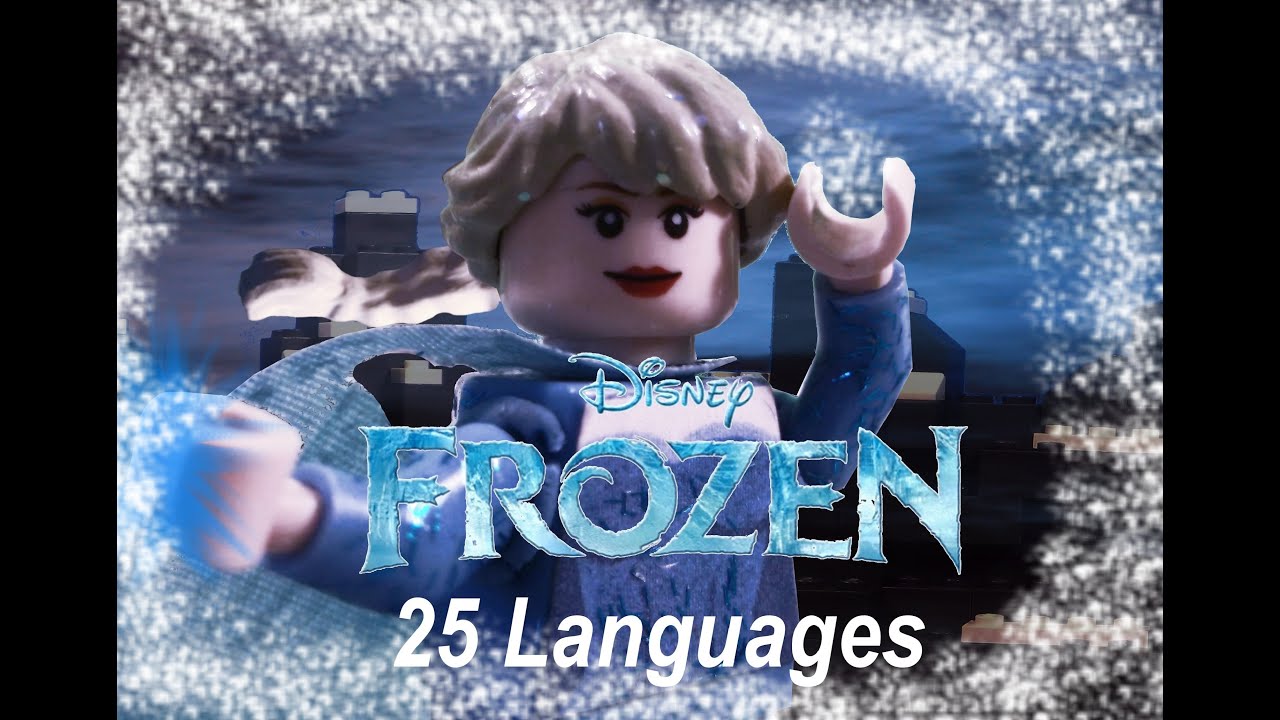 Frozen "Let It Go" 25 Languages LEGO Animation