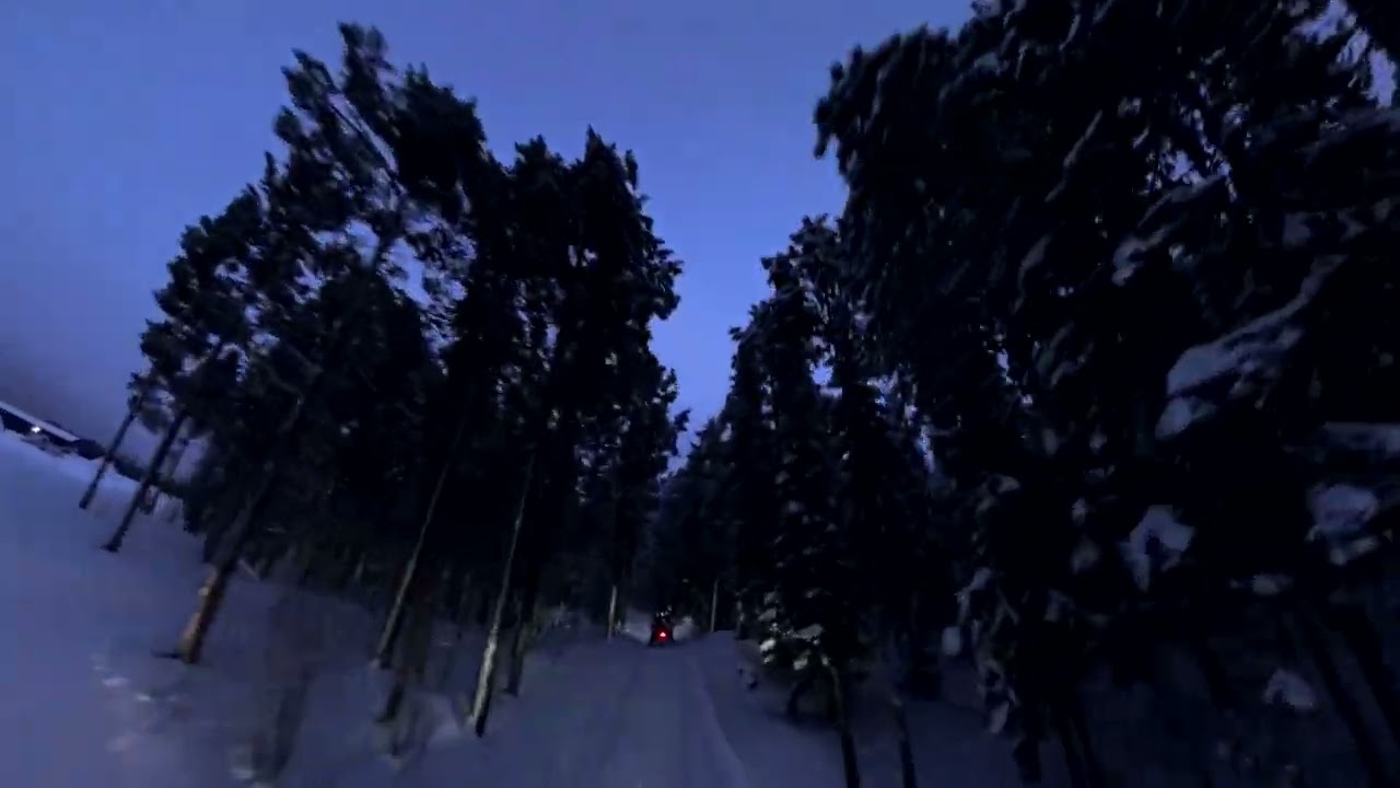 Motos de nieve en Laponia Noruega