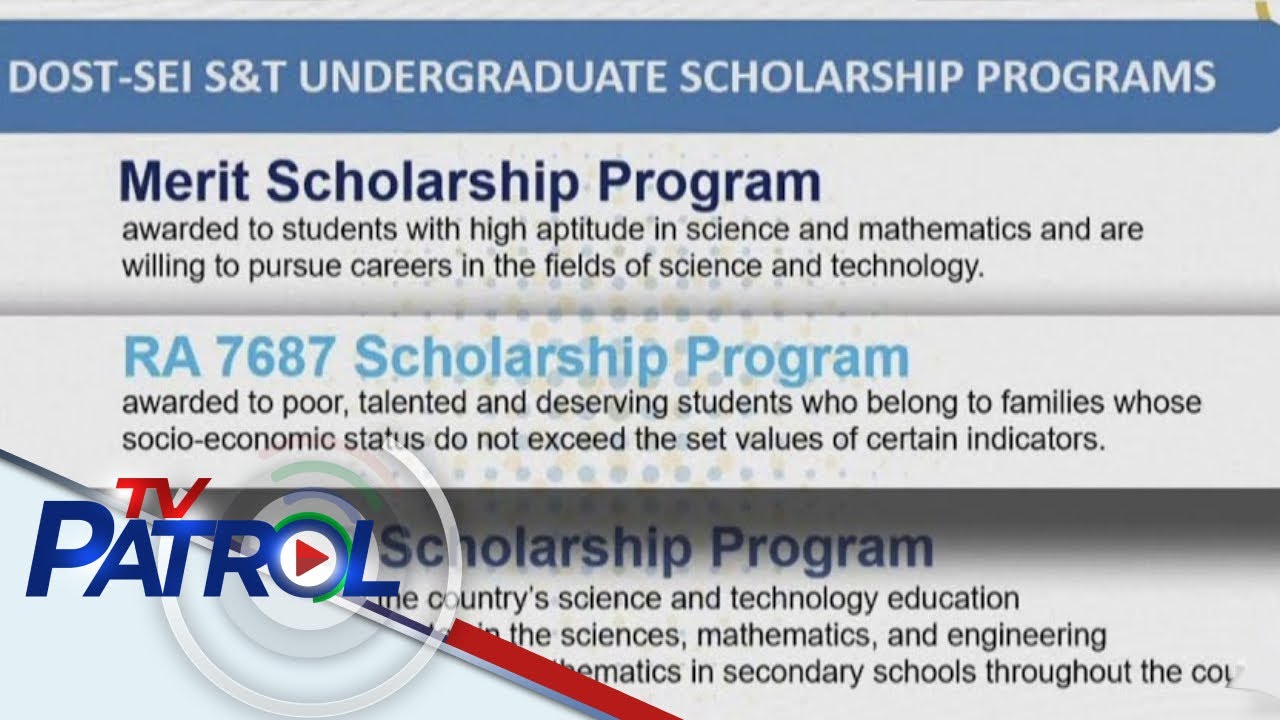 ALAMIN: Benepisyo, oportunidad mula sa DOST scholarship | TV Patrol