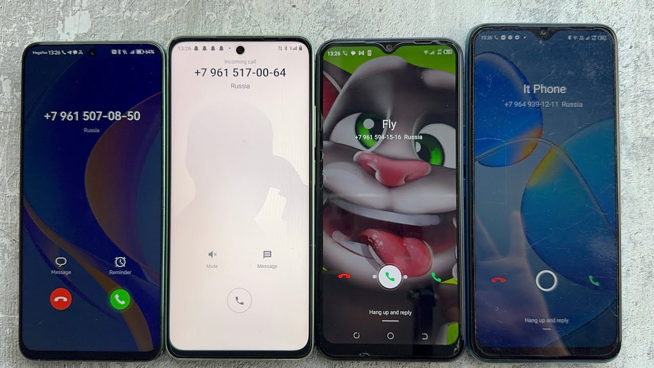 Incoming Calls Huawei NY90 + Realme C67 + Techno Spark + Infinix