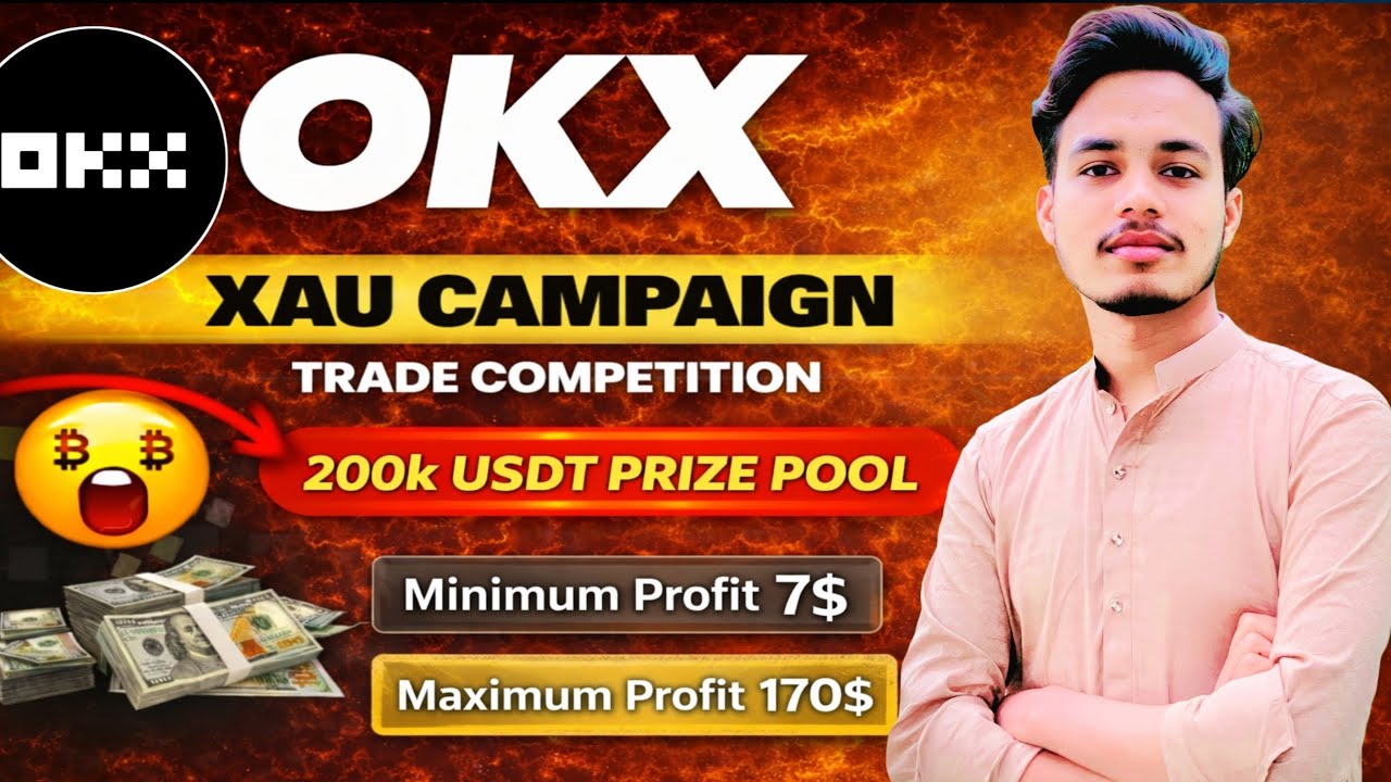 OKX XAU Gold Trading Competition || Earn $7 to $1000 Rewards || Earning With Ali 