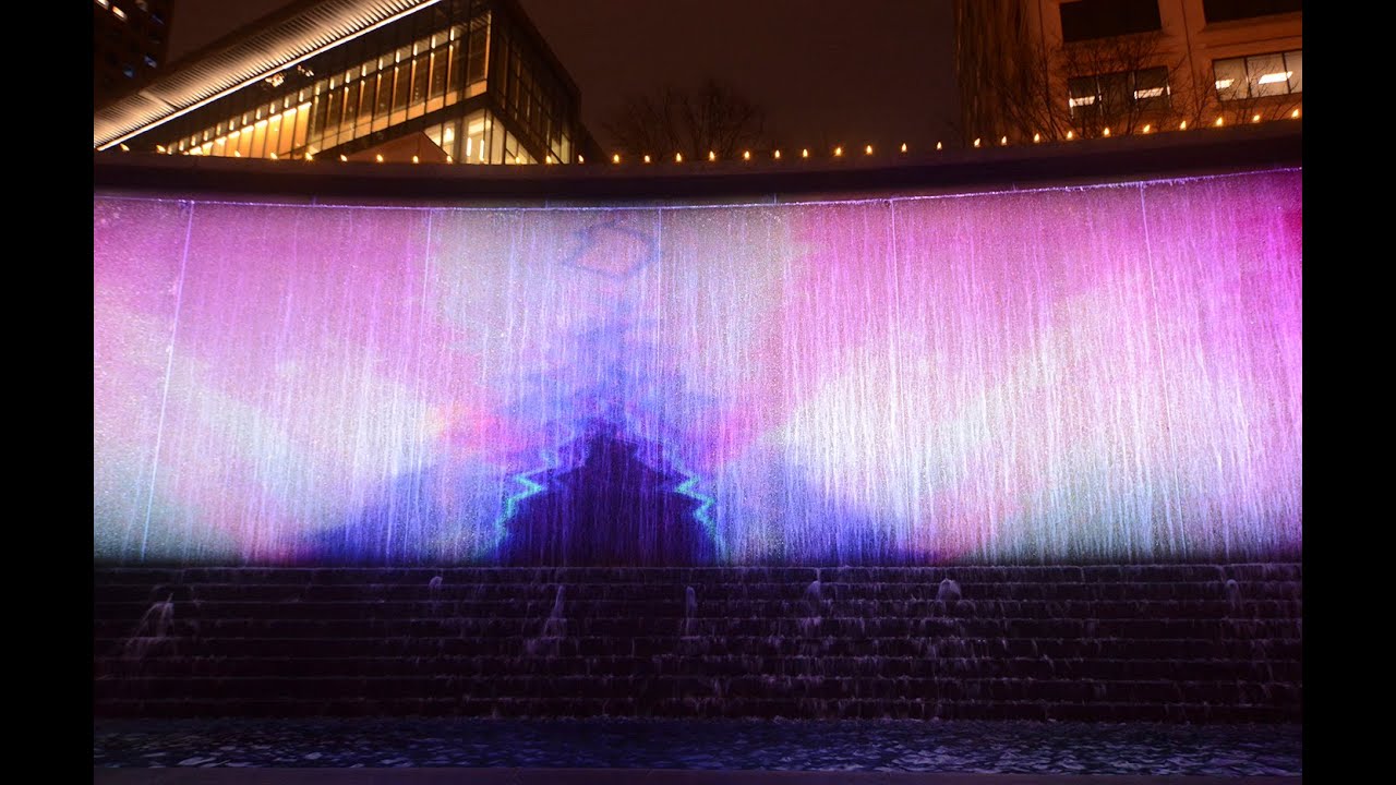 PRISM Projection Art at Woodruff Park