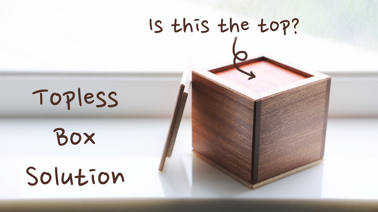 Just a wooden cube?!  Solving the Topless Box by Eric Fuller (Spoilers) #mechanicalpuzzle