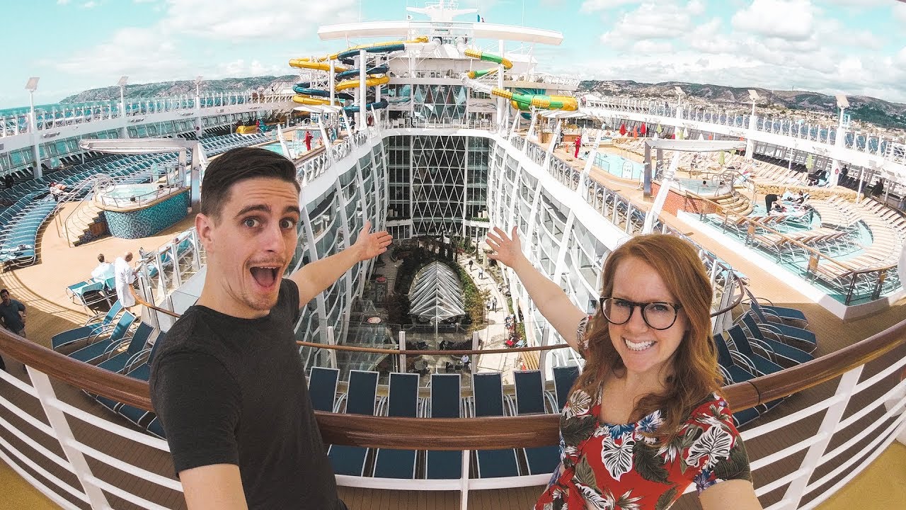 Посадка на самый большой круизный лайнер в мире! — Дебютный круиз Symphony of the Seas