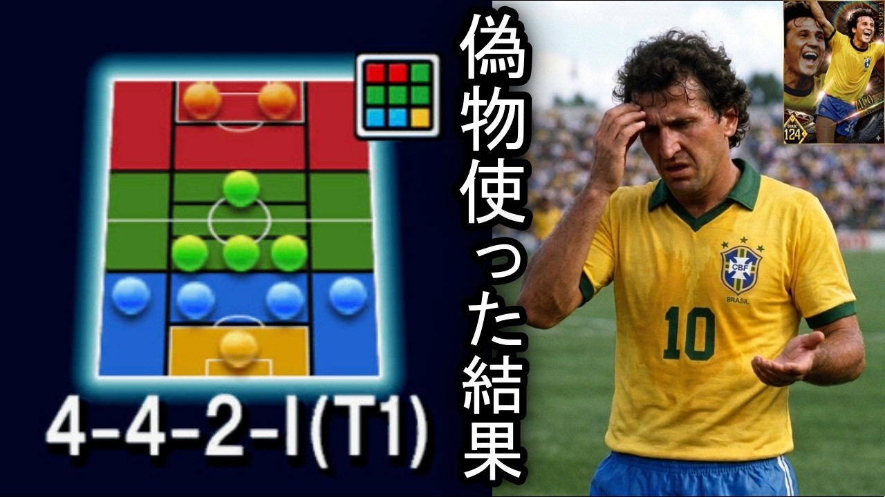 【ウイコレ】リーグ戦で偽物フランスフォメ使った結果・・・