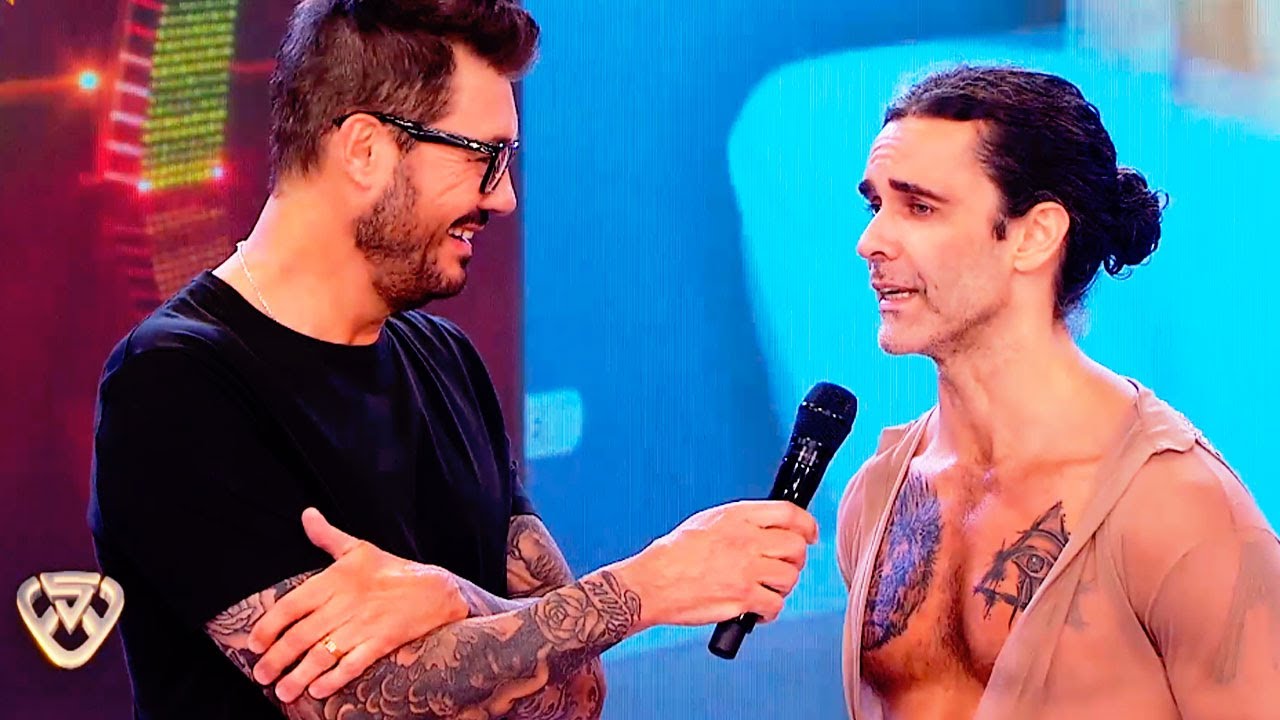 Mariano Martínez llegó a la pista de Showmatch y contó por qué hace tantos Tik Tok