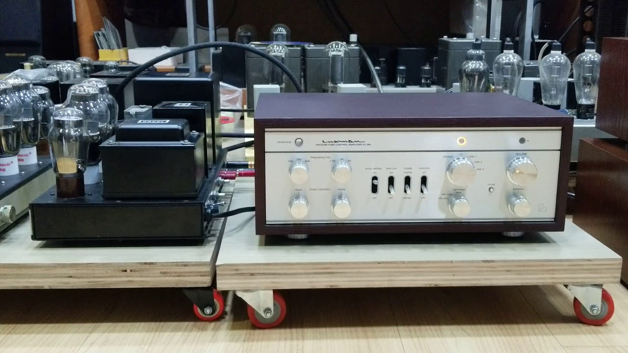 Luxman CL-38u + 300b PSE + Audio Artistry Beethoven loudspeaker open baffle 2