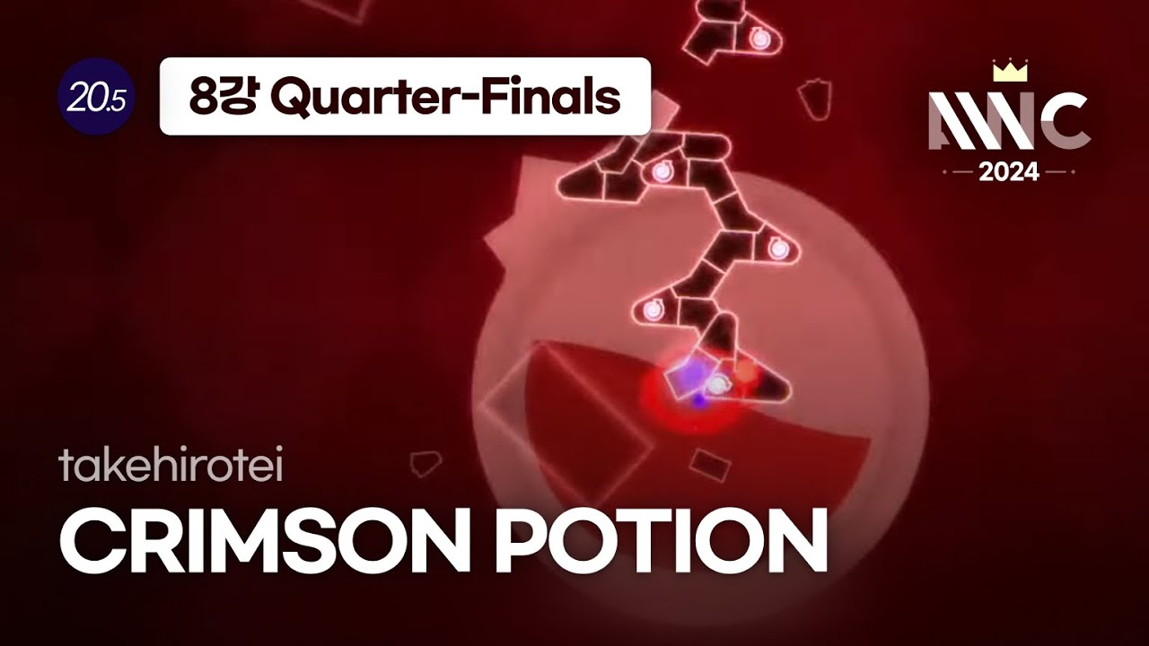 [ADOFAI Custom] takehirotei - CRIMSON POTION (by AWC Chart Team 《Falscher Garnet》)