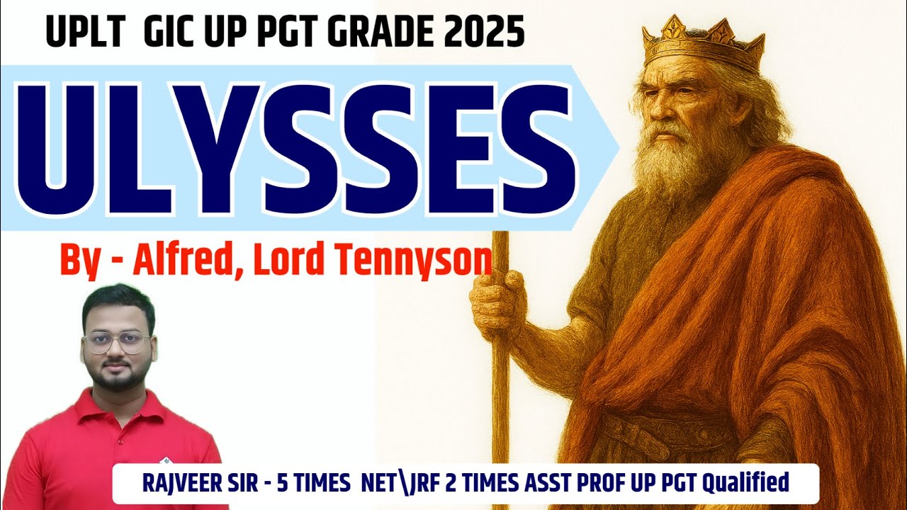 Ulysses By Alfred Lord Tennyson | Literature Lovers | AKSRajveer