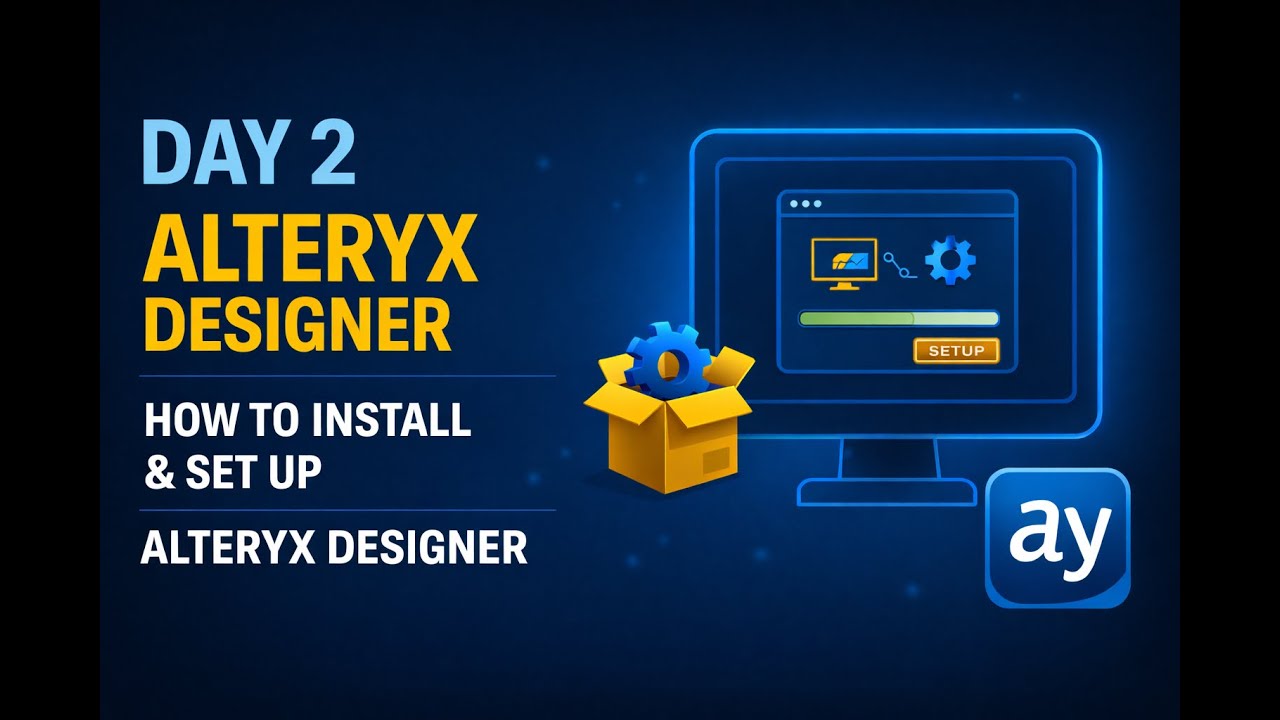Alteryx Day 2 – How to Install & Set Up Alteryx Designer #alteryx #alteryxtutorial