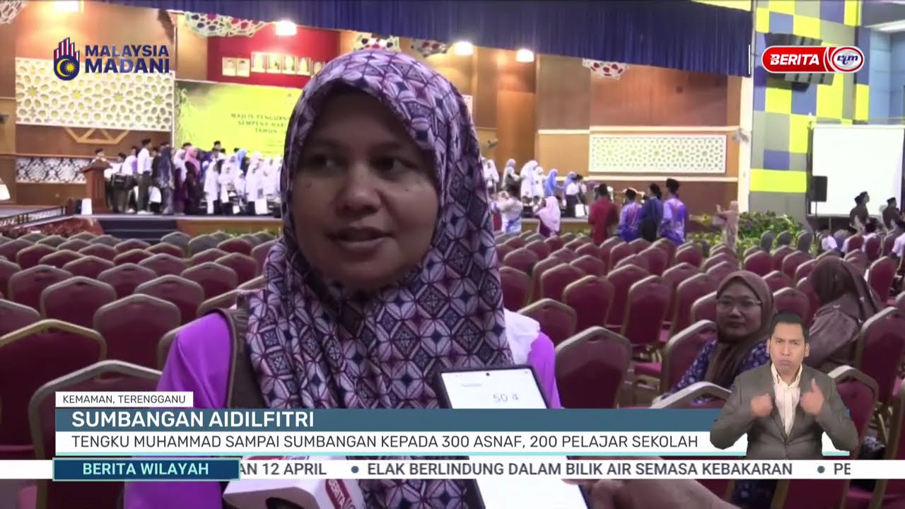 7 MAC 2026 - BW- SUMBANGAN AIDILFITRI TENGKU MUHAMMAD SAMPAI SUMBANGAN KEPADA 300 ASNAF, 200 PELAJAR