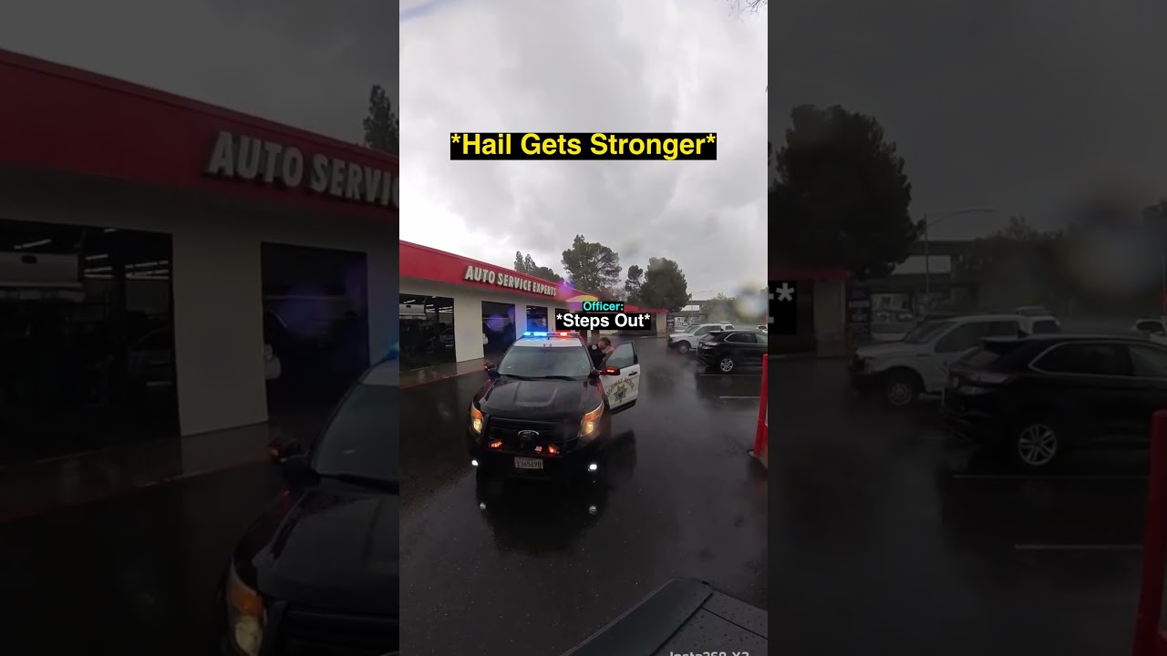 HailStorm Saves A Driver From Police 😱