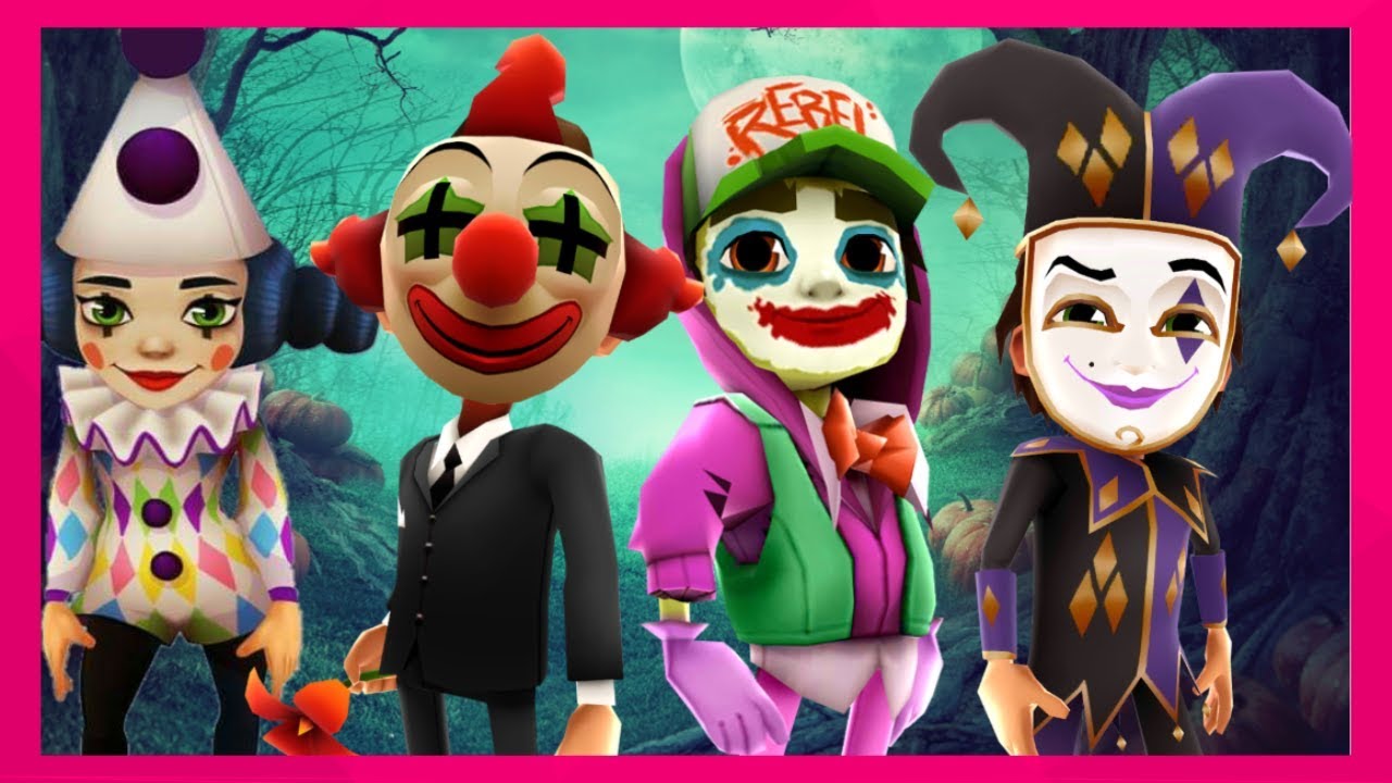Subway Surfers CLOWN PACK | ZOMBIE JAKE, JARO, COCO, and FRANK