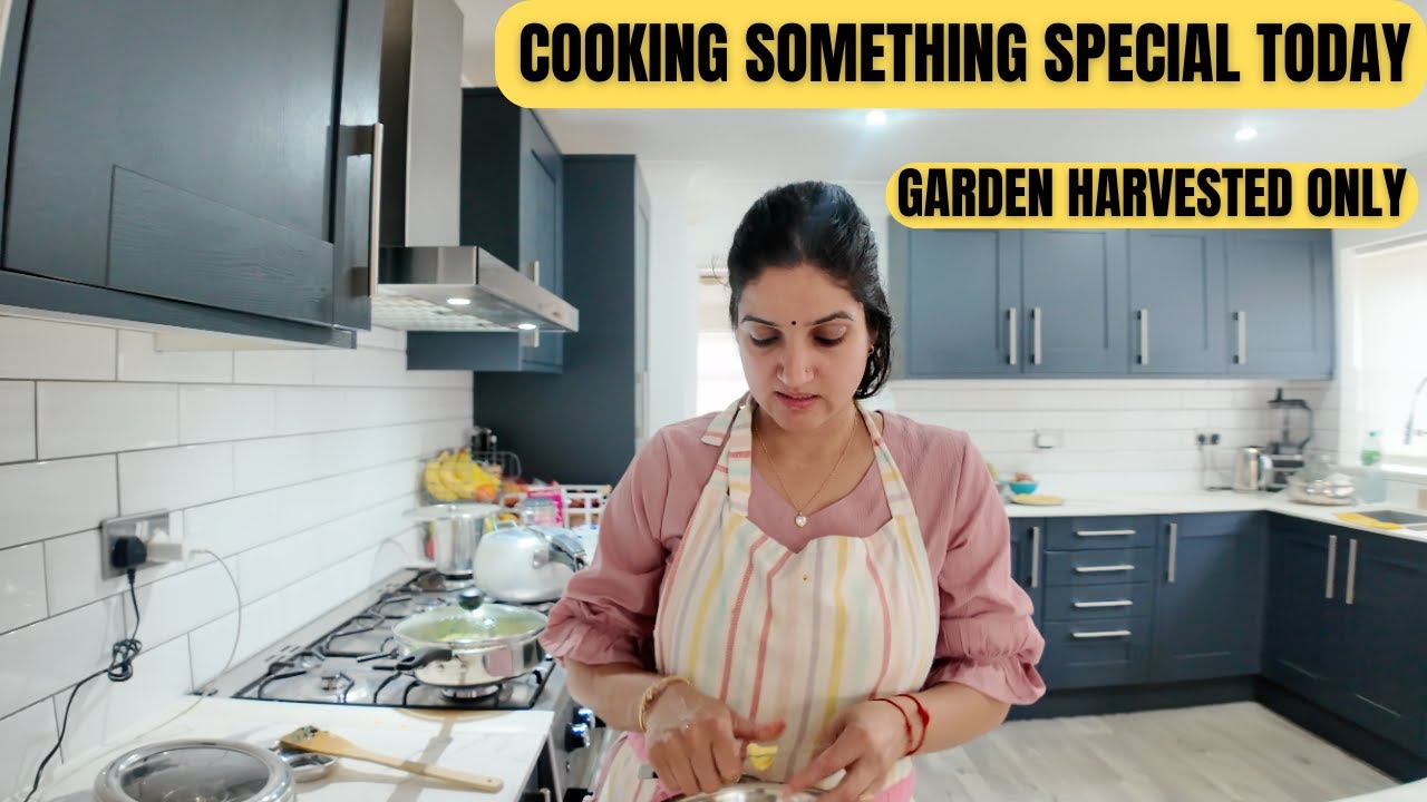 Cooking Something Special from Kitchen Garden| Vegetable Garden in England | Indian Family in UK