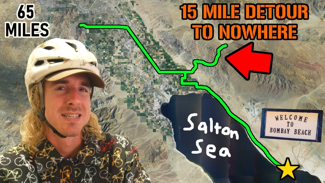 Biking from Coachella to Bombay Beach