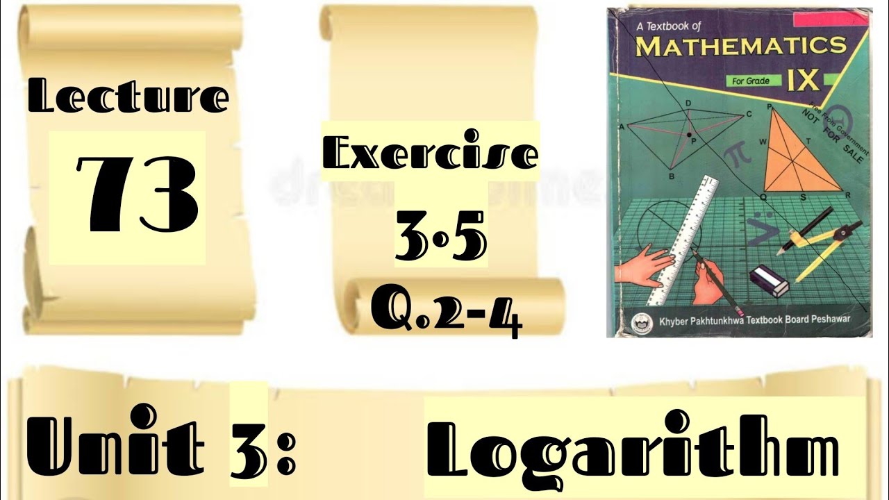 Exercise 3.5 I Question 2-5 | Mathematics 9 | KPK Textbook board Peshawar 