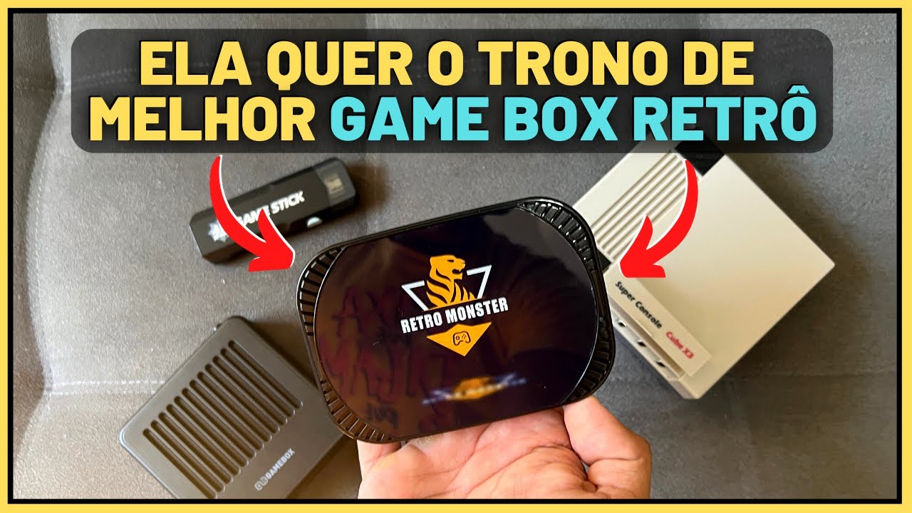 HYPER BASE RETRO MONSTER Análise TOP e comparação vs GAME STICK GD10, CUBE X3 e GAMEBOX G11