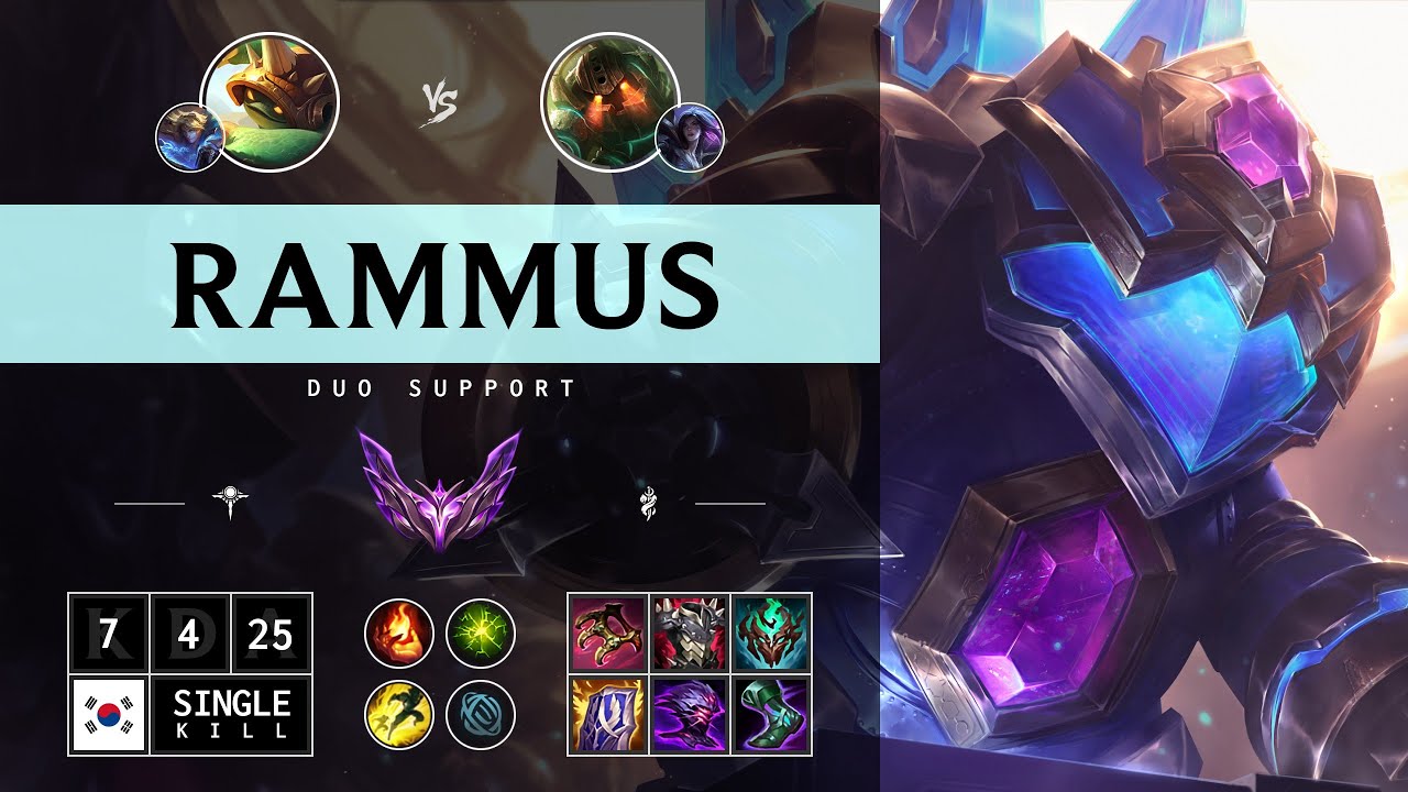 Rammus Support vs Nautilus - KR Master Patch 14.12