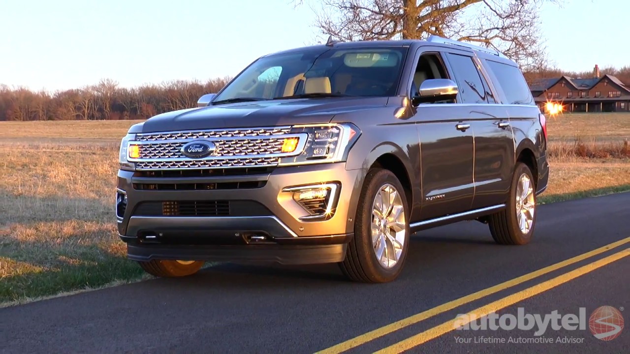 2018 Ford Expedition Max Platinum 4x4 Test Drive Video Review