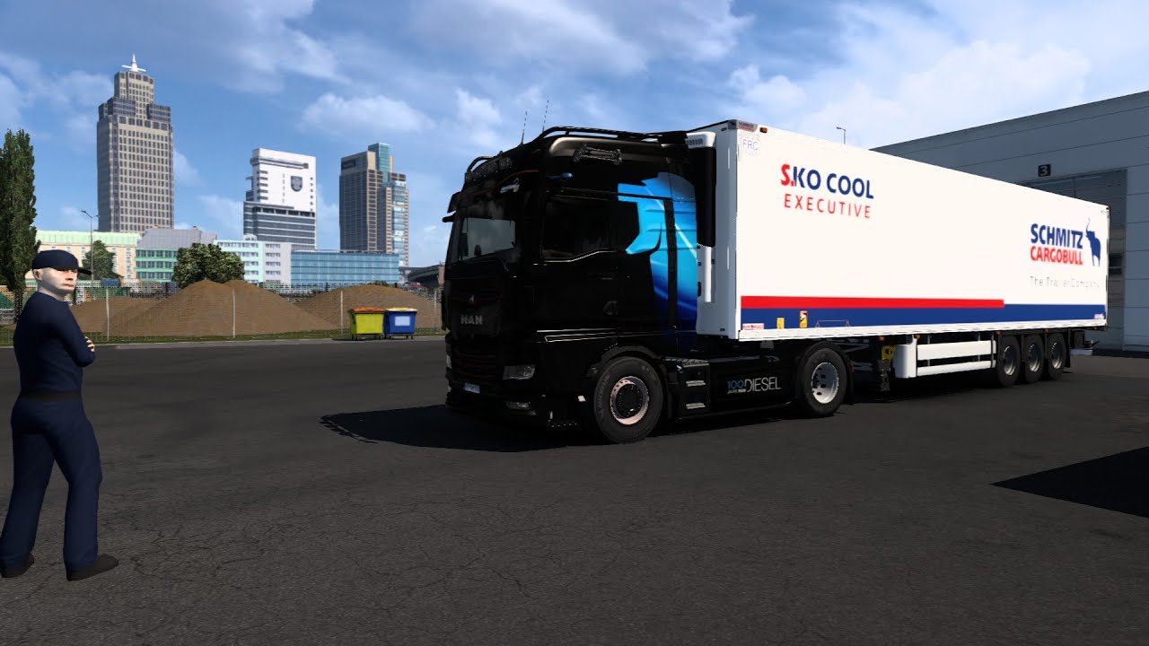 ETS2 1.57 Realistic Driving MAN TGX 2017