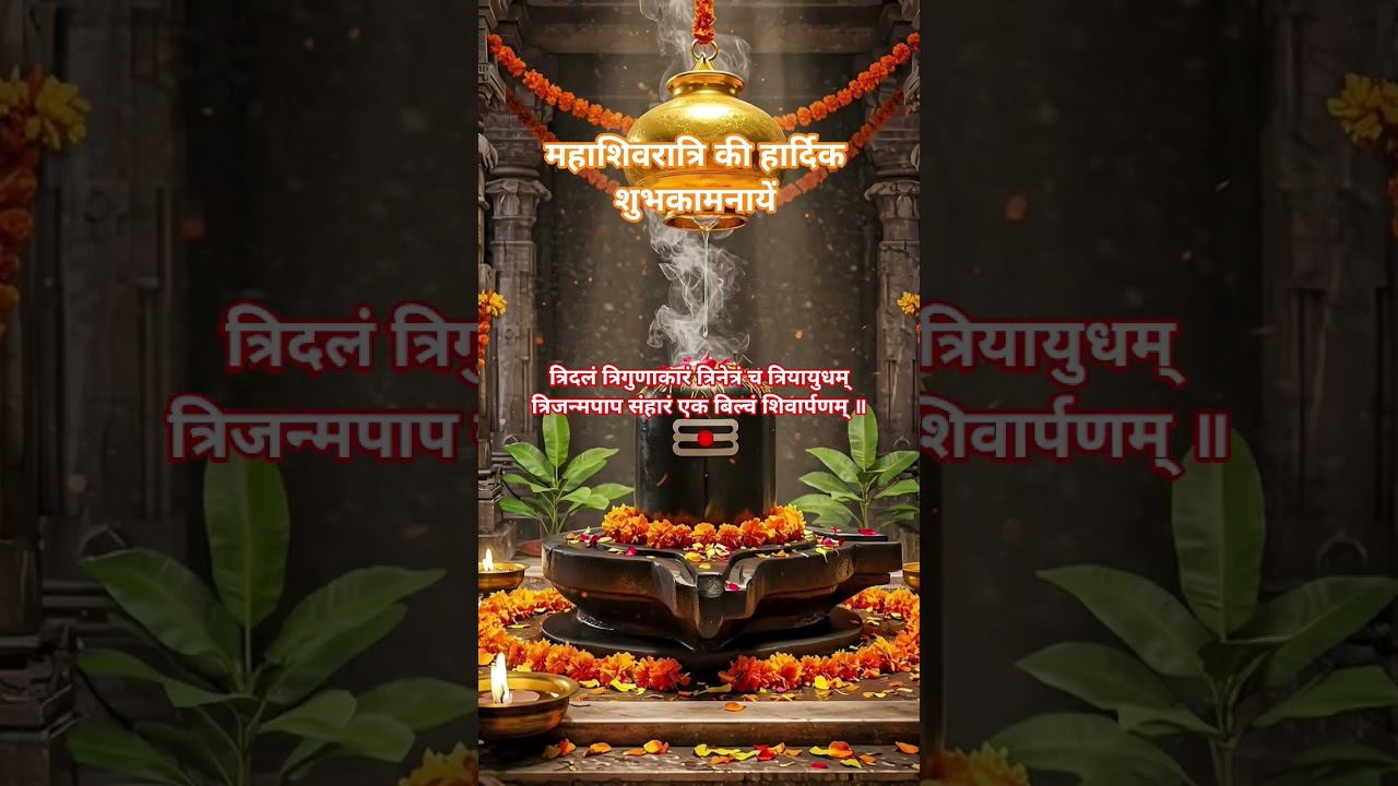 Tridalam Trigunakaram Trinetram Cha Triyayudham॥#Mahashivratristatus #hindumantra #mahashivratristatus