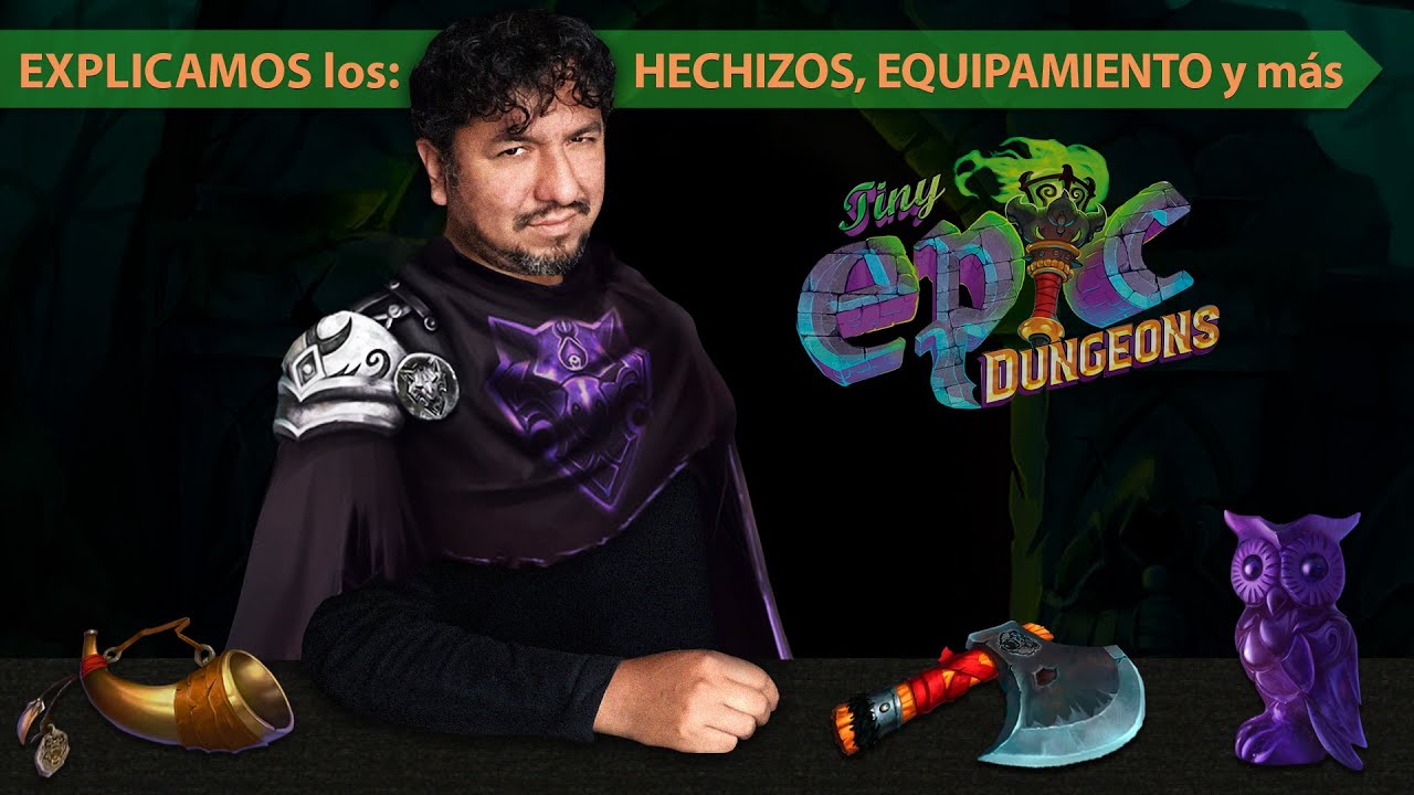 EXPLICAMOS los HECHIZOS, EQUIPAMIENTO y más de Tiny Epic Dungeons ⚔ | Pequeñas GRANDES Mazmorras