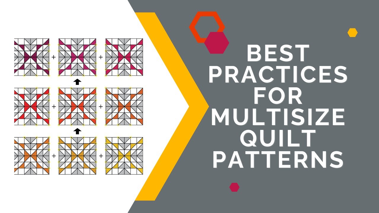 Best practices for writing quilt patterns with different sizes