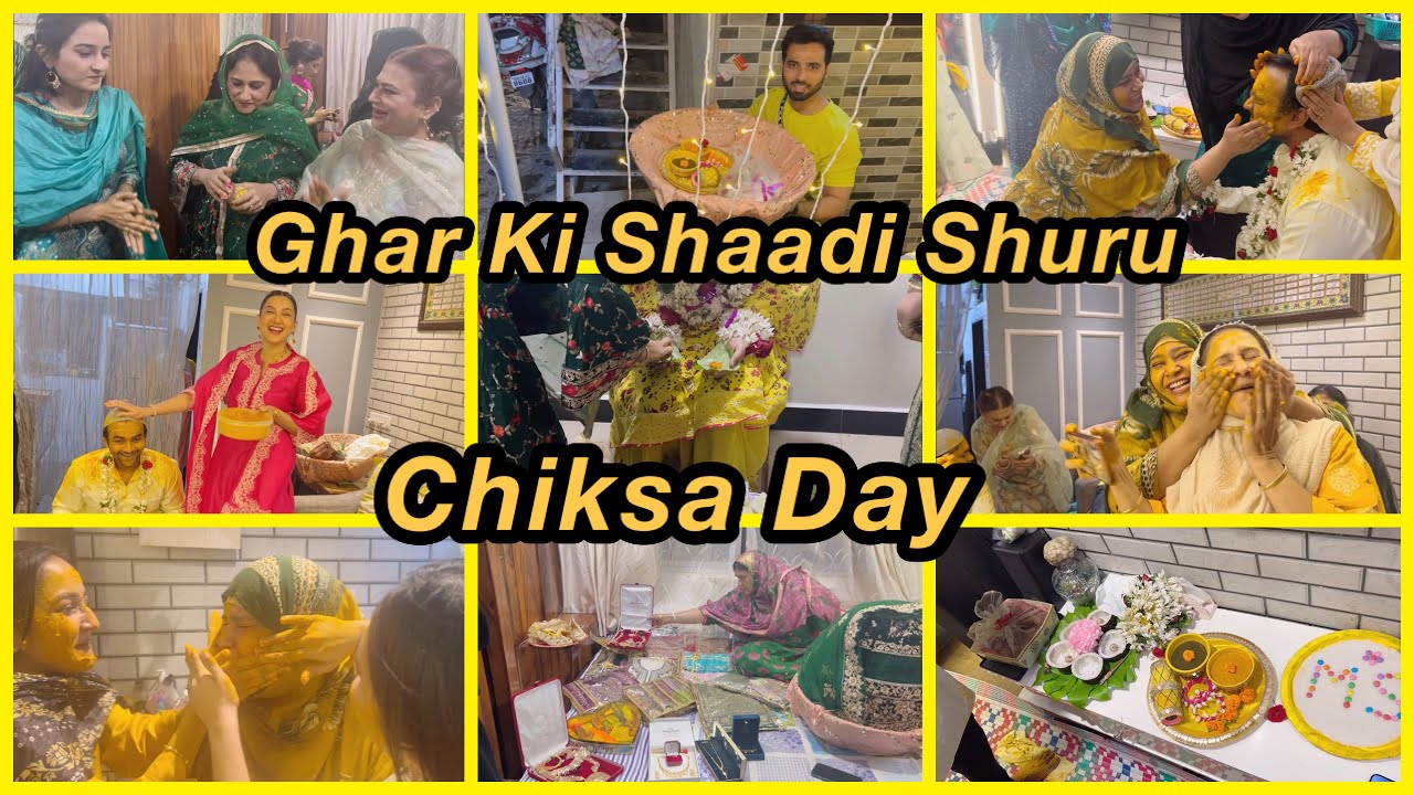 Aaj Dulha Dulhan ko lagayi Haldi| Dulhan ki Bari Le Gaye| #wedding #haldi #family #familyvlog