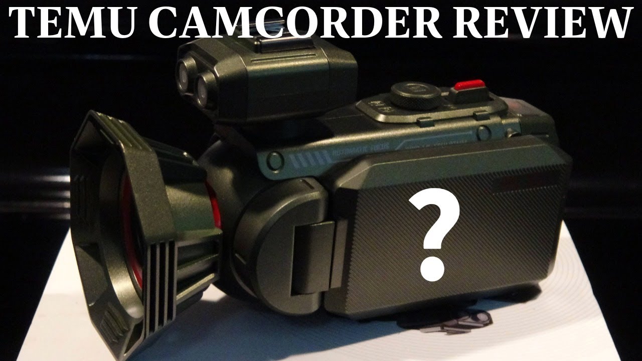 Temu Camcorder Full Review
