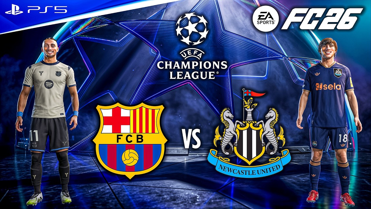 FC 26 - Barcelona vs. Newcastle United Ft. Yamal, Garcia, | UEFA Champions League 25/26 | PS5 [4K60]