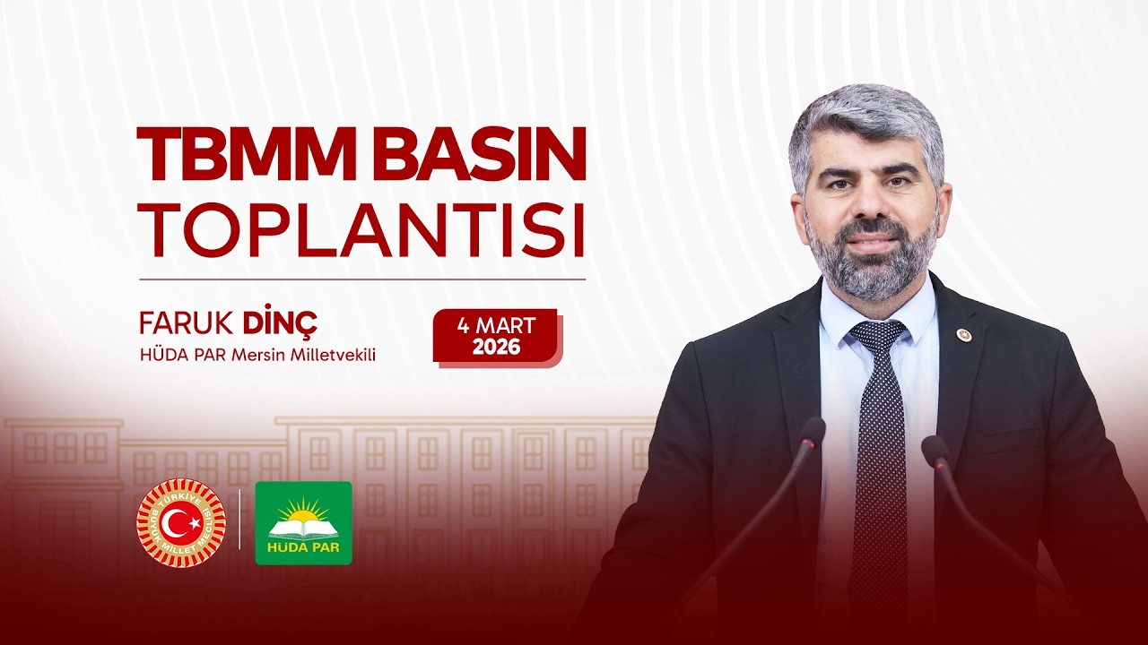 Mersin Milletvekilimiz Faruk Dinç TBMM'de açıklamalarda bulundu