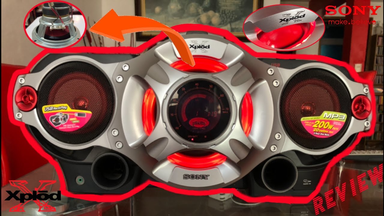 ‼️Sony Xplod‼️😍 Radiograbadora boombox CFD-RG880CP (REVIEW)