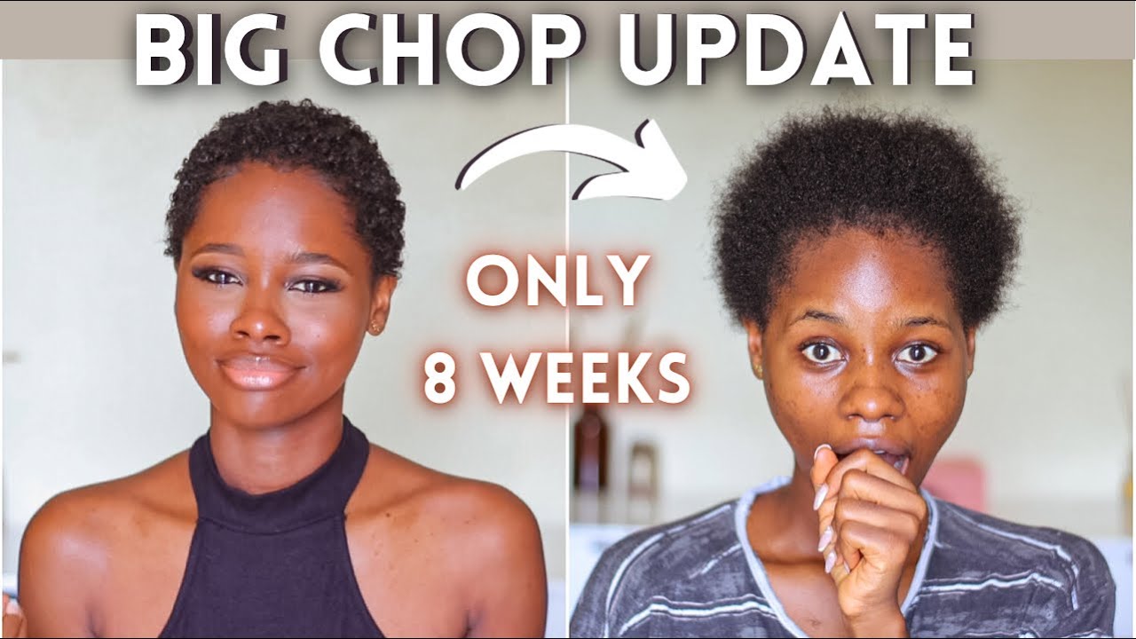 My Hair is growing FAST AGAIN | 8 weeks post Big Chop Growth Progress on my 4C Natural hair.